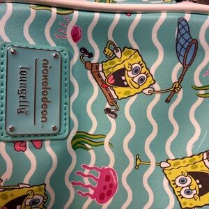 Loungefly Teal and Pink SpongeBob Bag